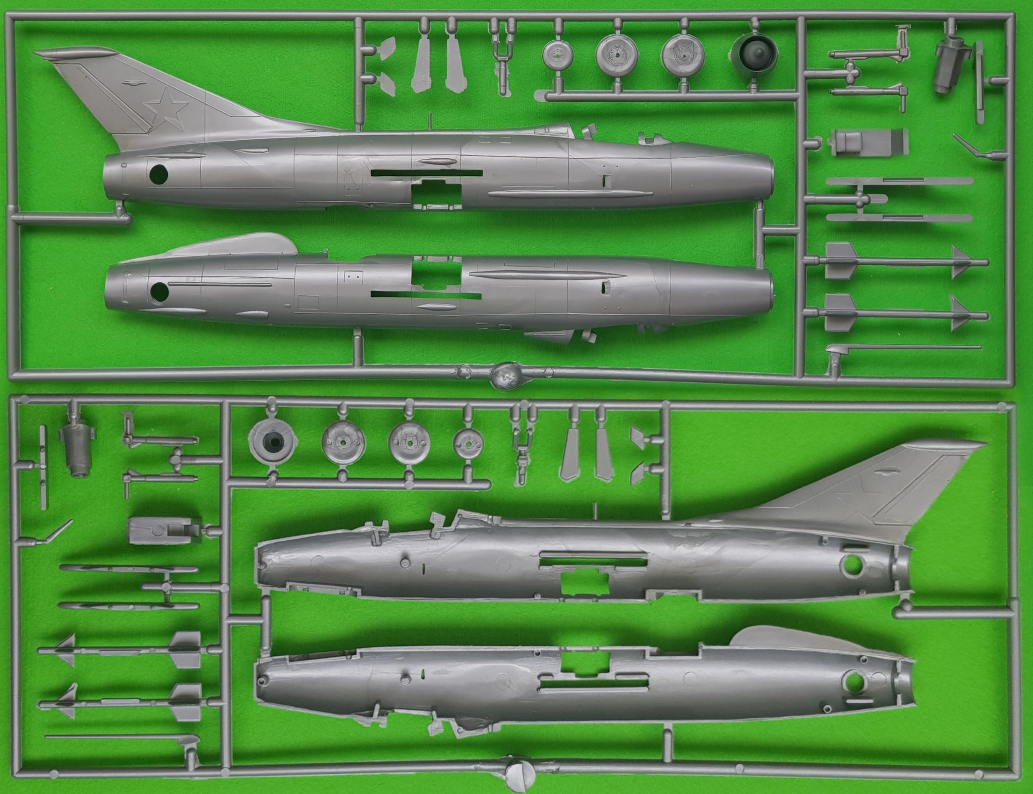 Рамка с литниками A FROG F263 MiG-21 Fishbed, Rovex Industries Ltd, 1970-73